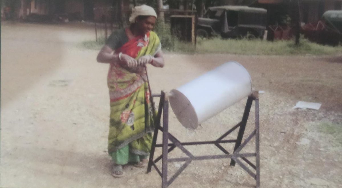 seed treating drum 